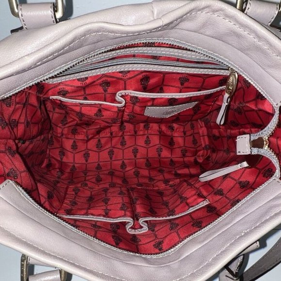 Grey Beige Mark Cross Tote Bag - Picture 8 of 11